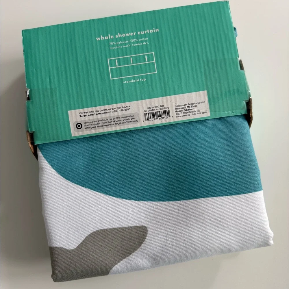 NEW! Pillowfort Whale Curtain